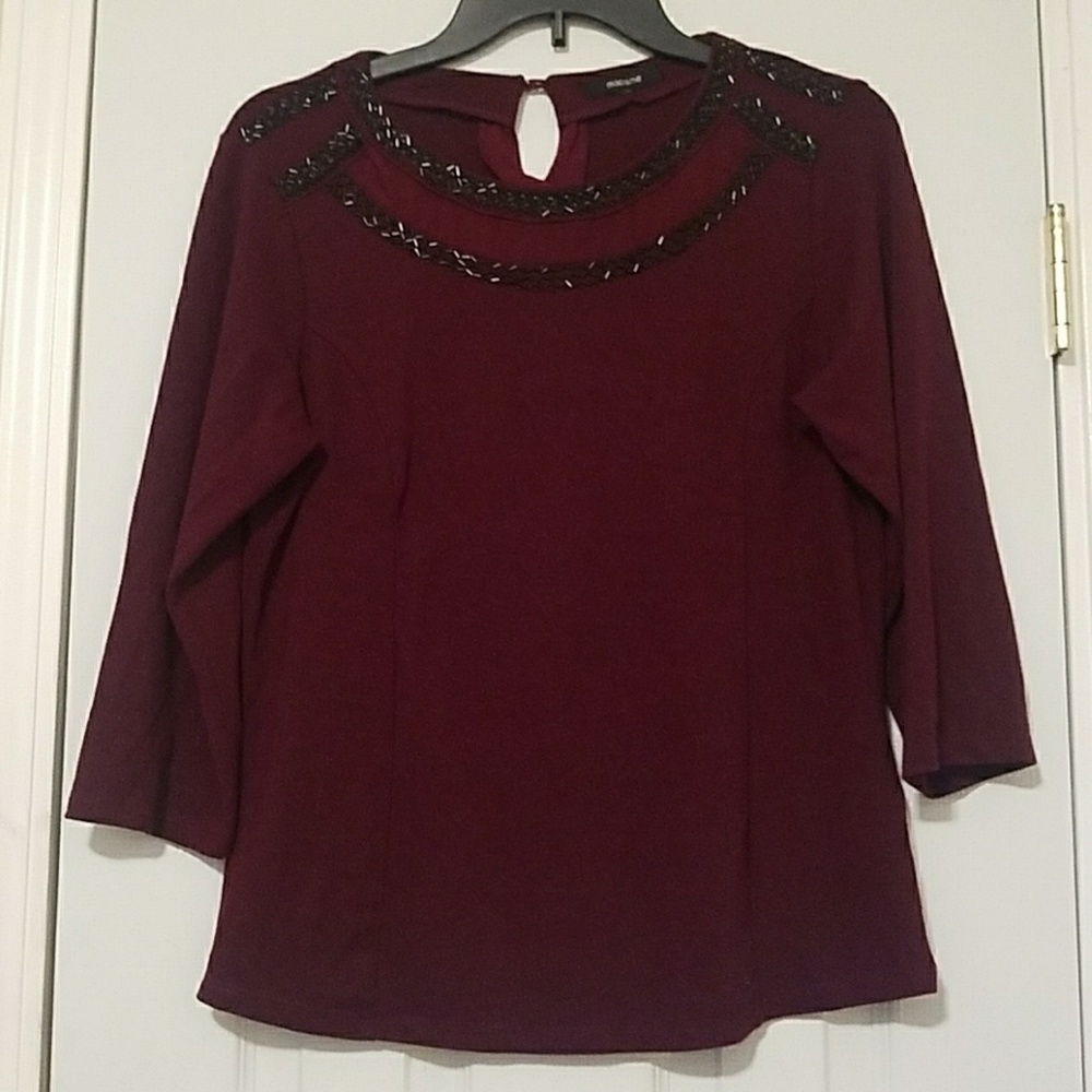 Burgundy  Top sz.M